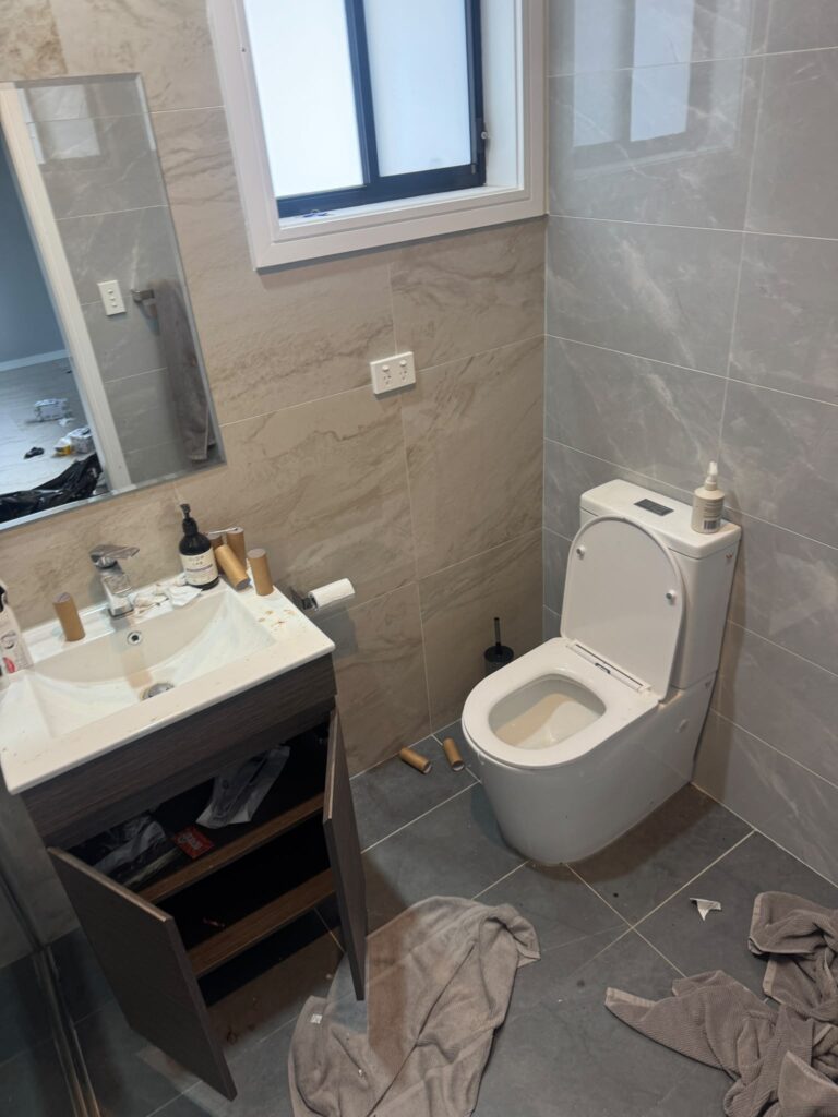 Before cleaning